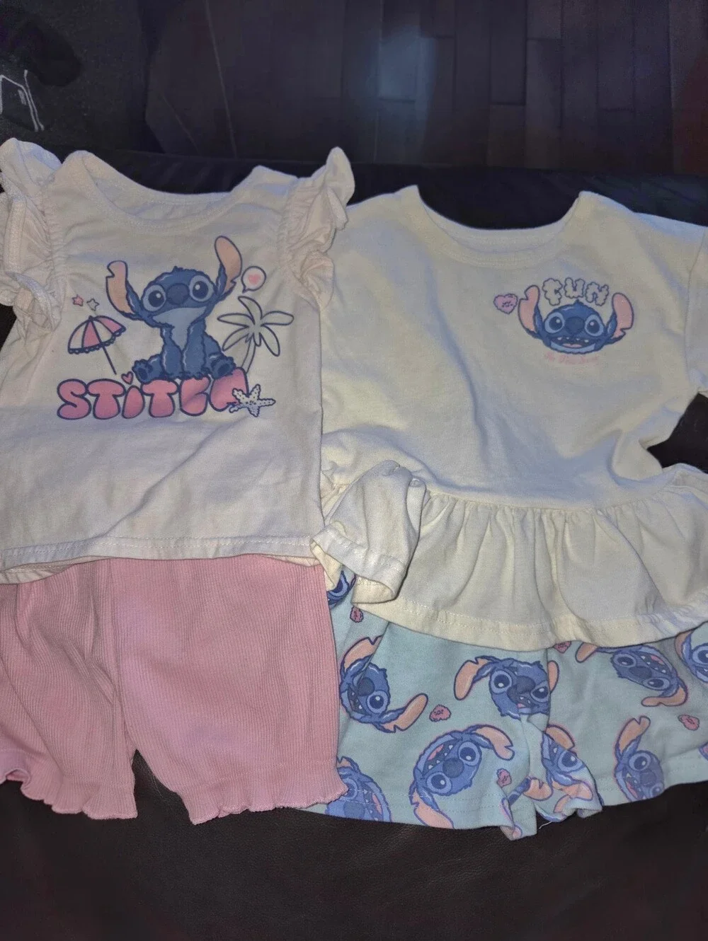 2 set 2 piece Disney Stitch Girls' 24M/2T